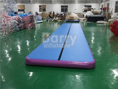 Cheap Used Gym Inflatable Mattress Sport Air Tumble Mat 40 Feet Gymnastics Air Track For Dancing Sale Outside BY-AT-122